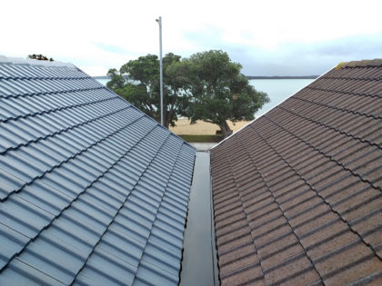 Restored one roof of double unit