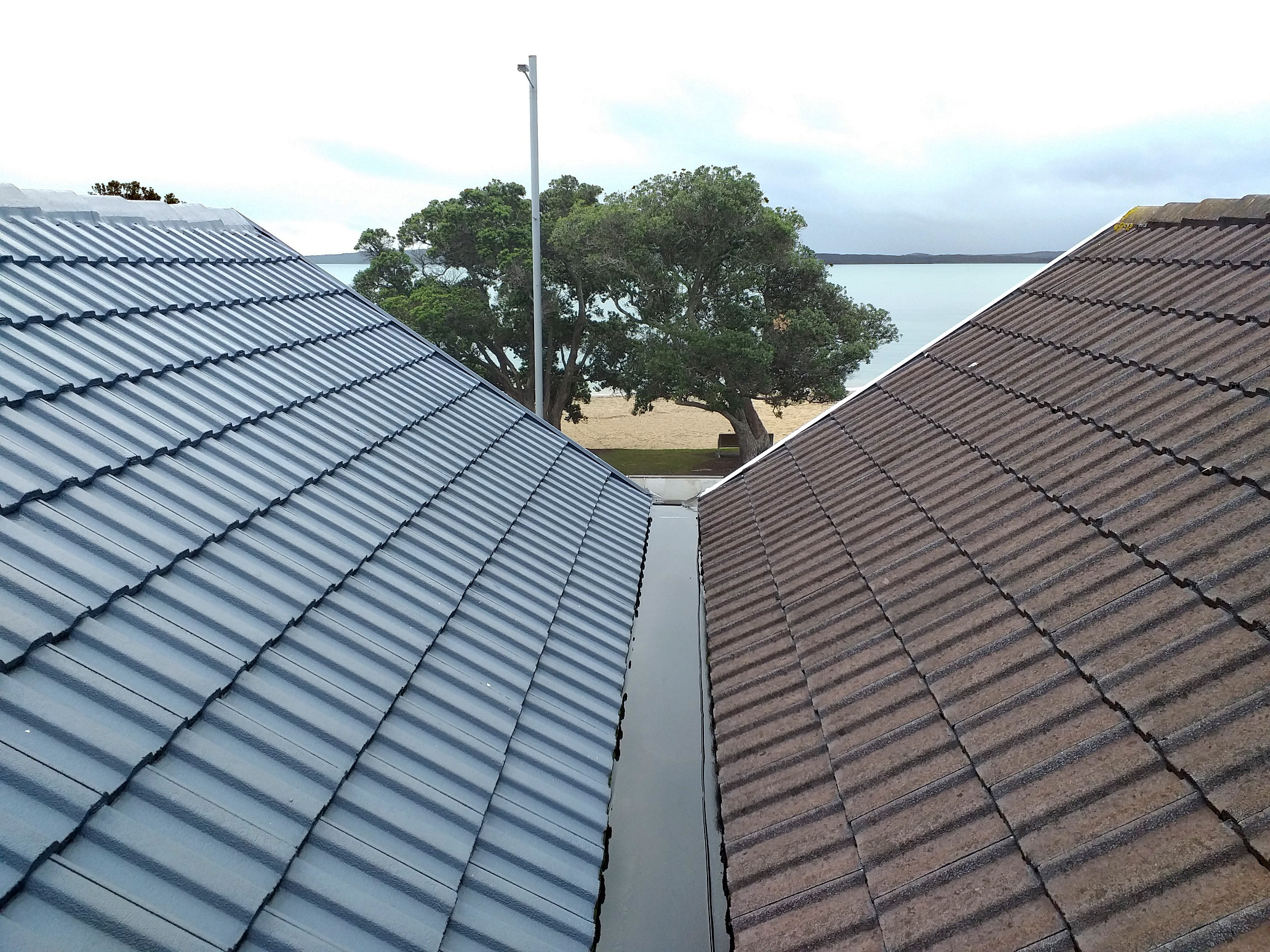 Restored one roof of double unit 1 - Home