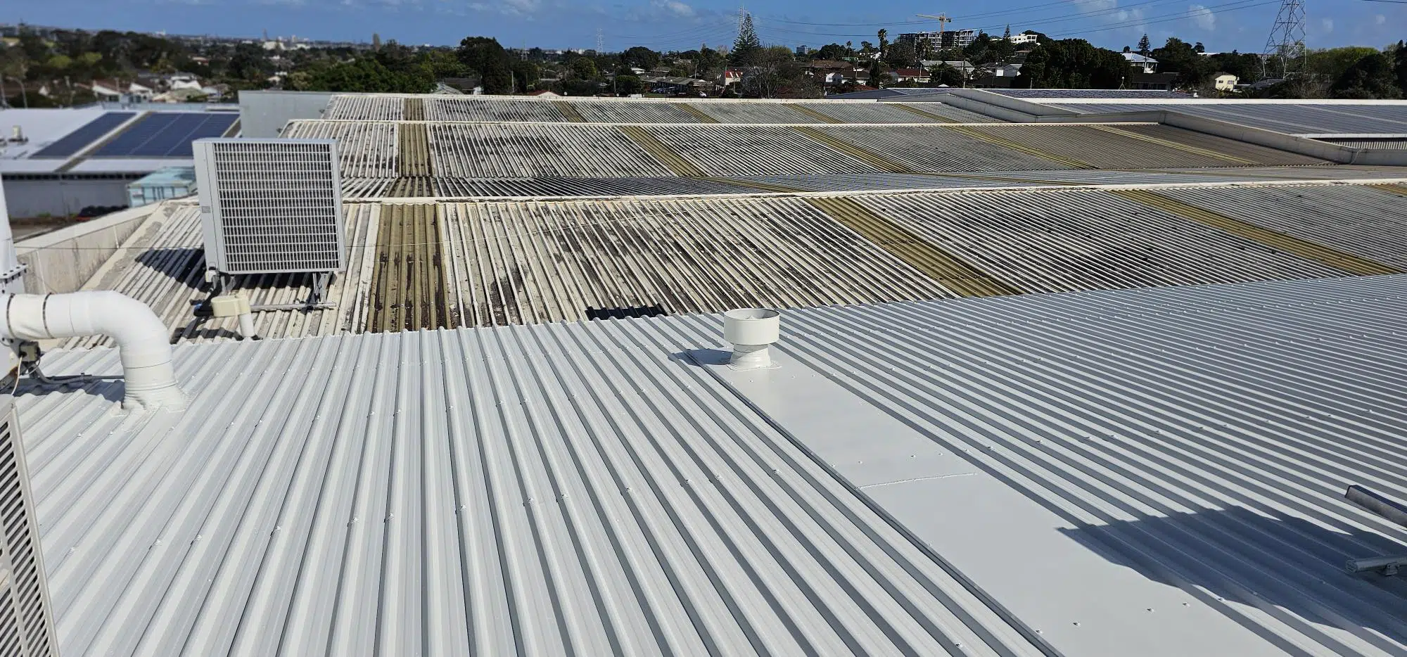 Commercial roof with rust problems and leaks Mairangi Bay12