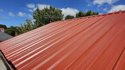 Restored Lichen-Damaged Coloursteel Roof